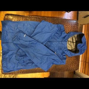 Boys Med 10-12 Hyvent Blue Rain jacket. Great condition.